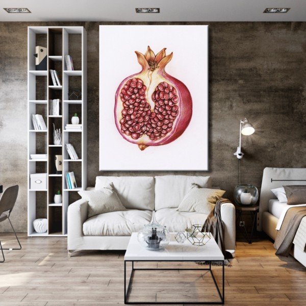 

Картина на холсте Для дома Pomegranate 75х100 см.
