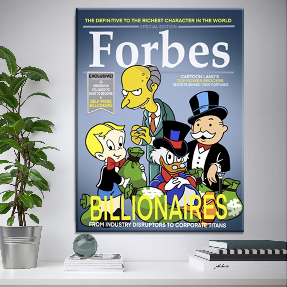 

Картина на холсте Деньги Billionaires 90х120 см.