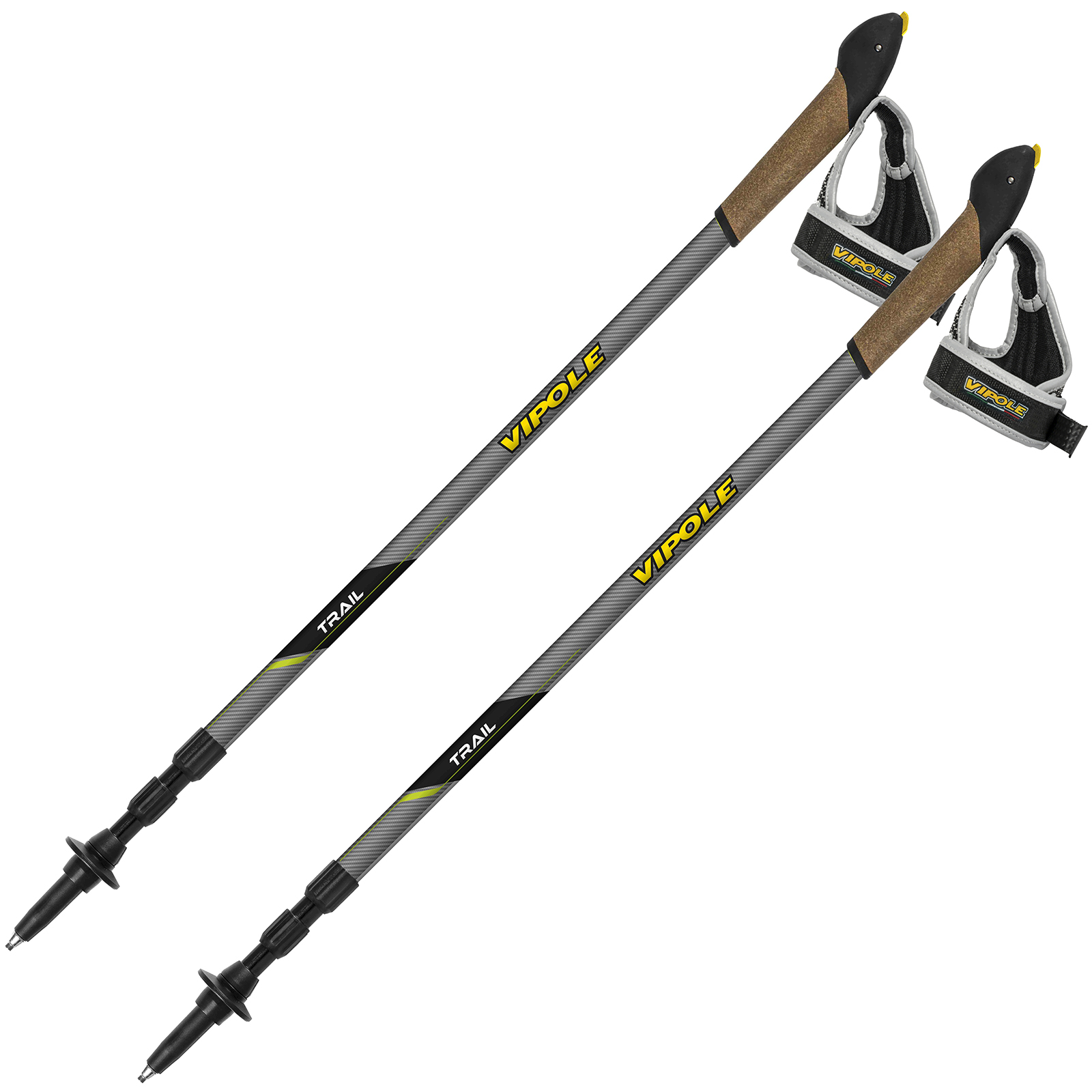 

Палки для скандинавской ходьбы Vipole Trail Carbon Top-Click DLX (S1867)