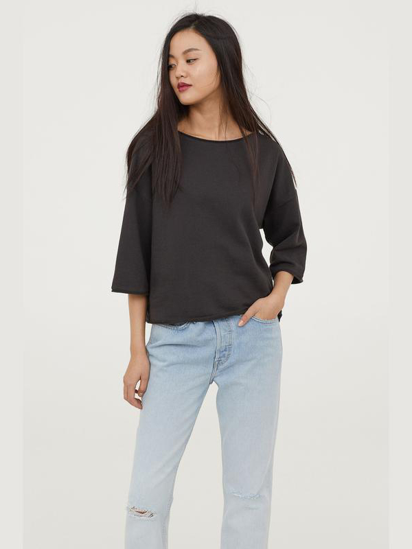 

Джемпер H&M 060464332 M Темно-серый
