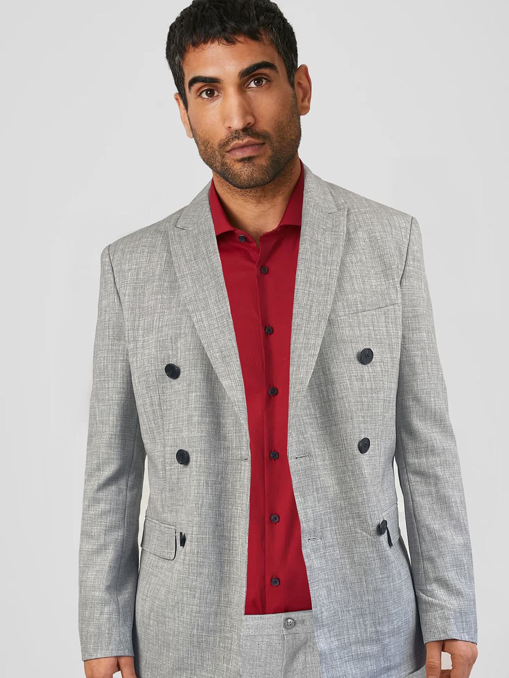 

Пиджак H&M 707021b47  Светло-серый, Пиджак H&M 707021b47 48 Светло-серый