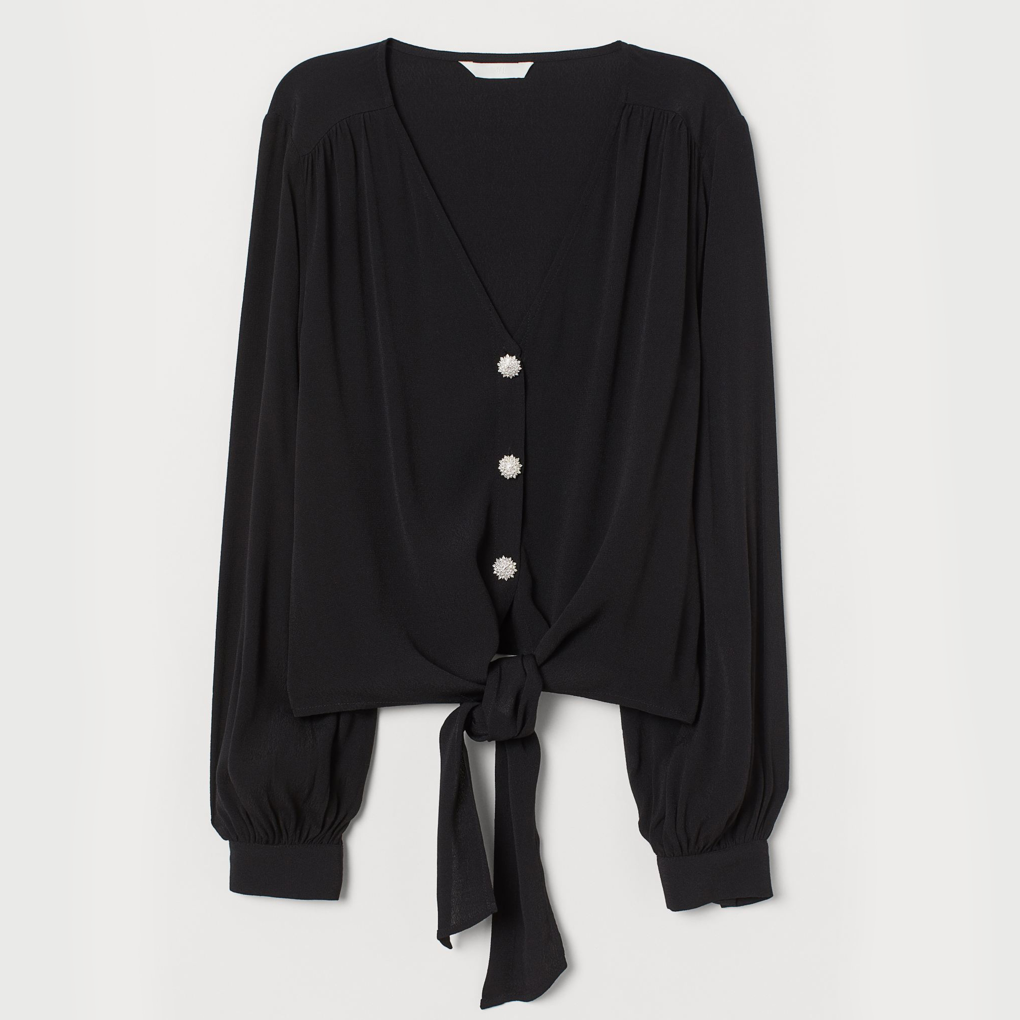 

Блузка H&M 0827806001  (160/80А) Черная, Блузка H&M 0827806001 34 (160/80А) Черная