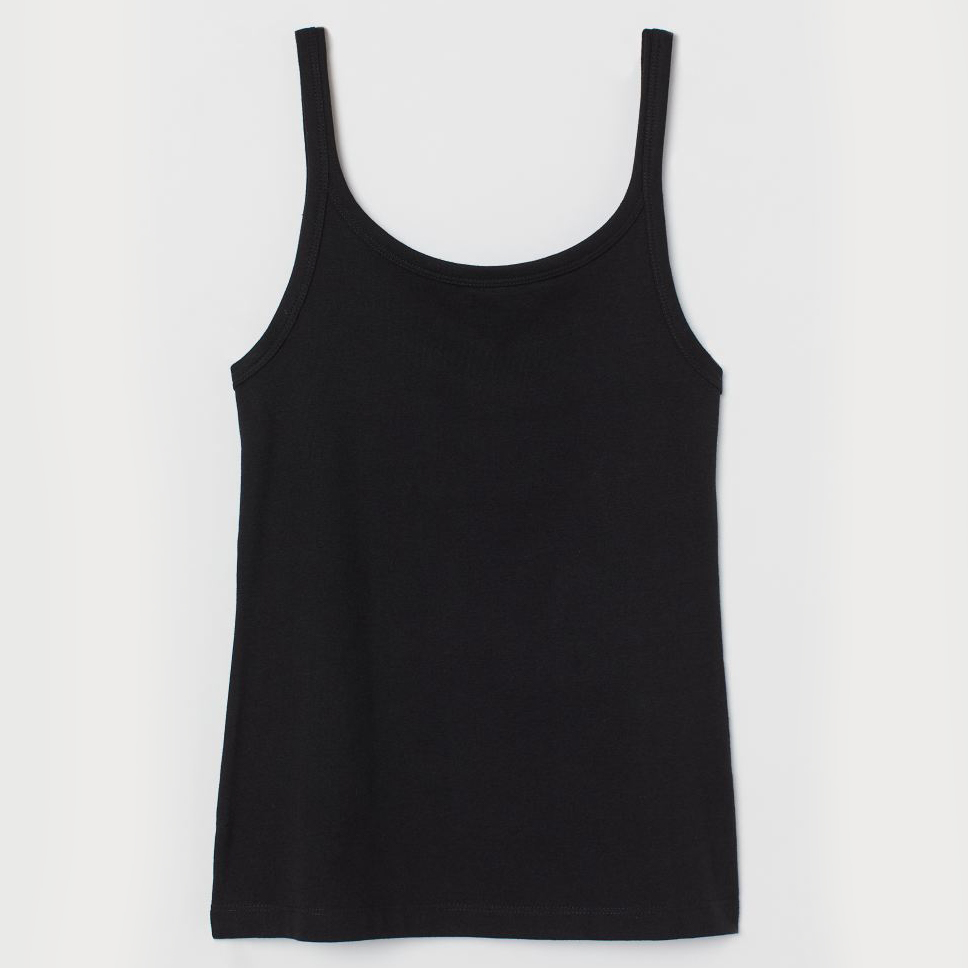 

Майка H&M 0841383002  (160/80А) Черная, Майка H&M 0841383002 XS (160/80А) Черная