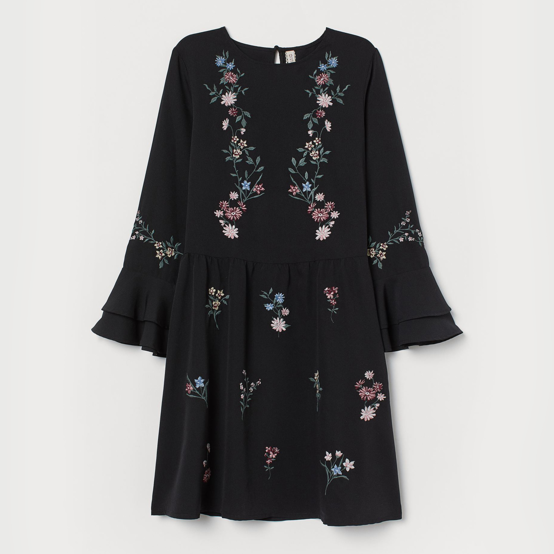 

Платье H&M 0811598001  (175/100А) Черное, Платье H&M 0811598001 44 (175/100А) Черное