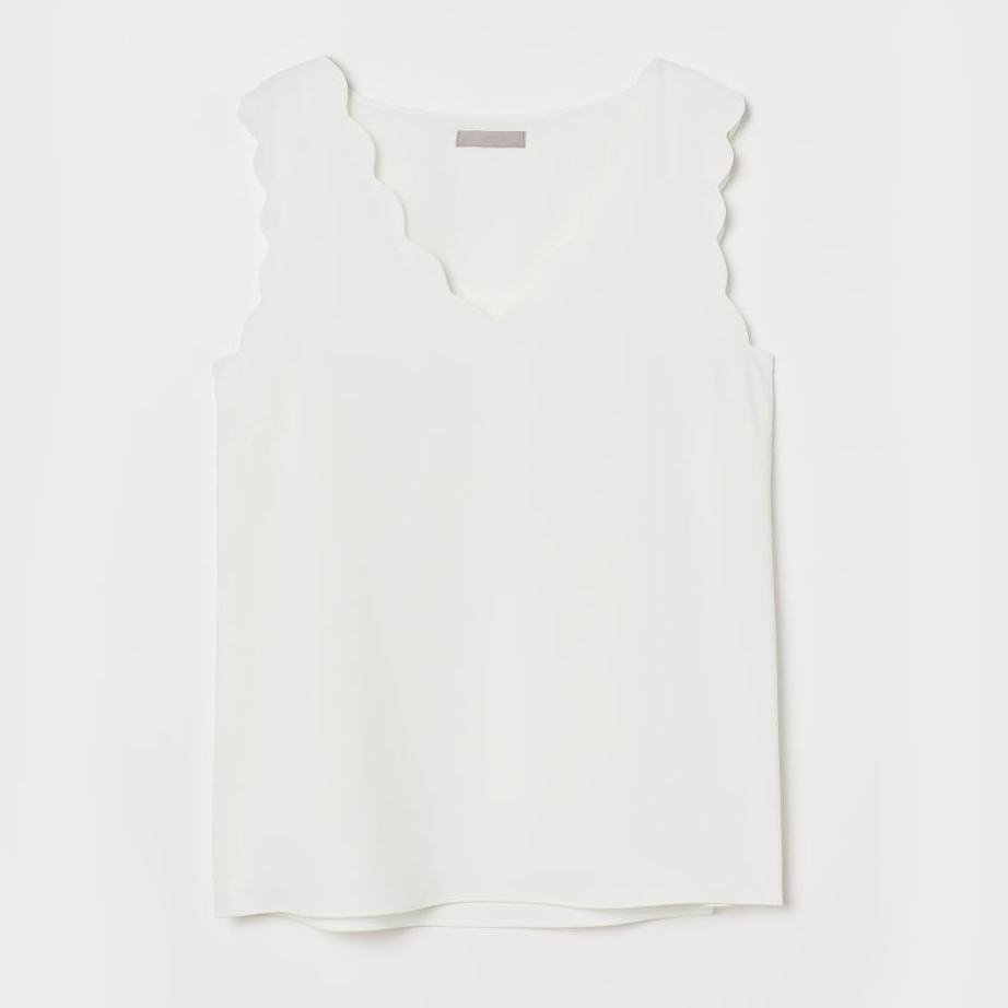 

Топ H&M 0835851001  (165/88А) Белый, Топ H&M 0835851001 38 (165/88А) Белый