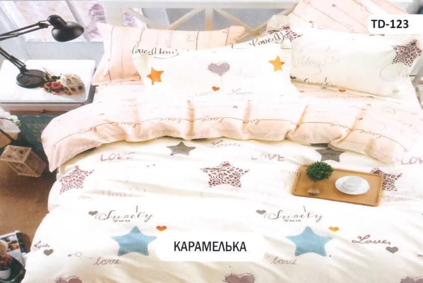 

Постельное белье комплект из Бязи "Карамелька". Размер Евро, простынь на Резинке, для Стандартной подушки (TIR_2262-294 E/R-SP)