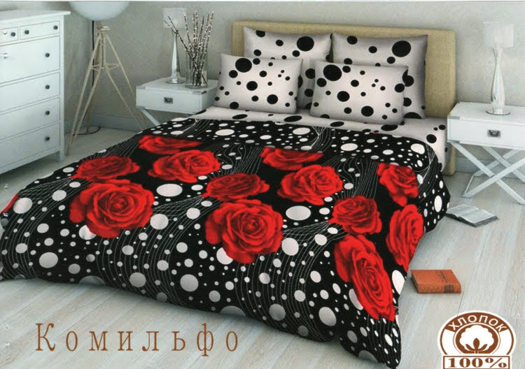 

Постельное белье комплект из Бязи "Комильфо". Размер Семейный, простынь на Резинке, для Стандартной подушки (TIR_2015-322 S/R-SP)