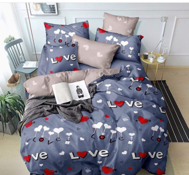 

Постельное белье комплект из Бязи "Воздушная любовь". Размер Семейный, для Евро подушки (TIR_2381-418 S-EP)