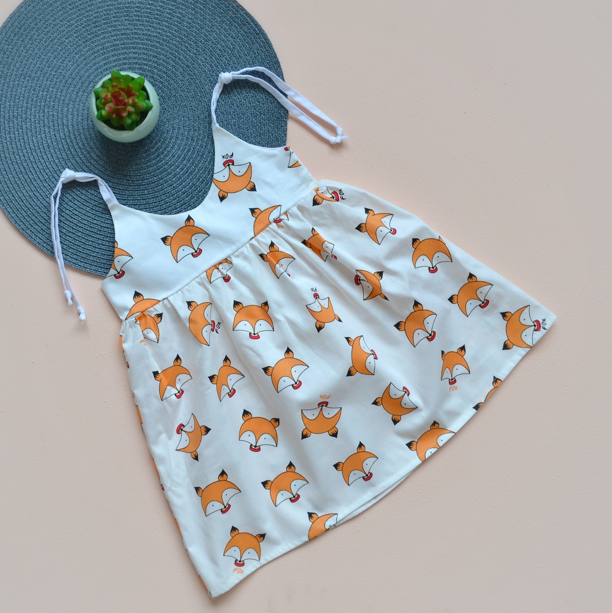 

Сарафан Baby Textile Лисички 92-98 см Молочный