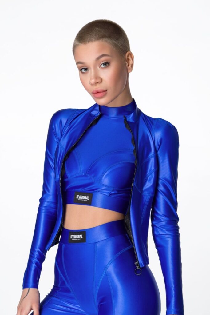 

Спортивная женская кофта рашгард Designed for Fitness Vogue Black, Спортивная женская кофта рашгард Designed for Fitness Vogue Black M/L