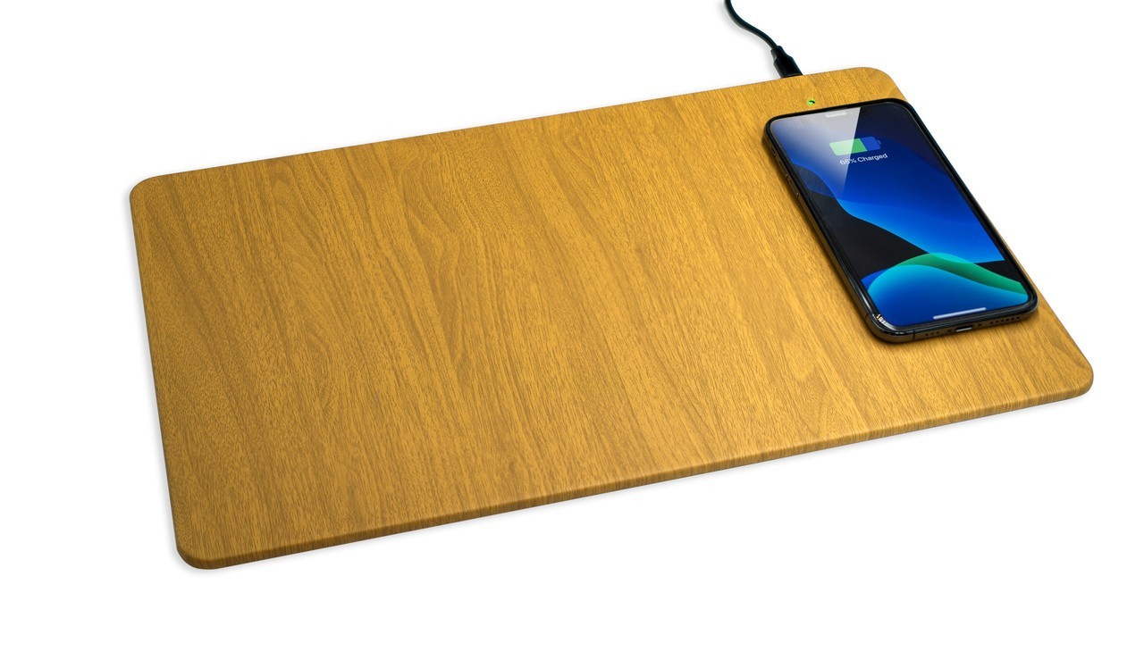 

Беспроводное зарядное устройство aiLink Mouse Pad 2 с технологией QI Fast Charge цвет gold