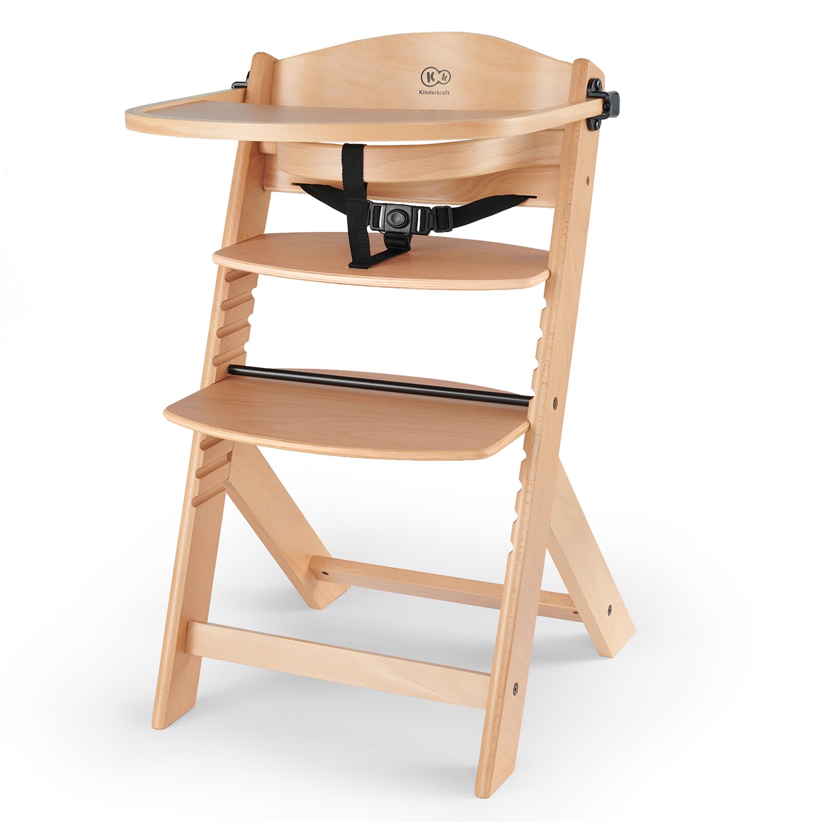 

Стульчик для кормления Kinderkraft Enock Gray Wood (5902533915095)