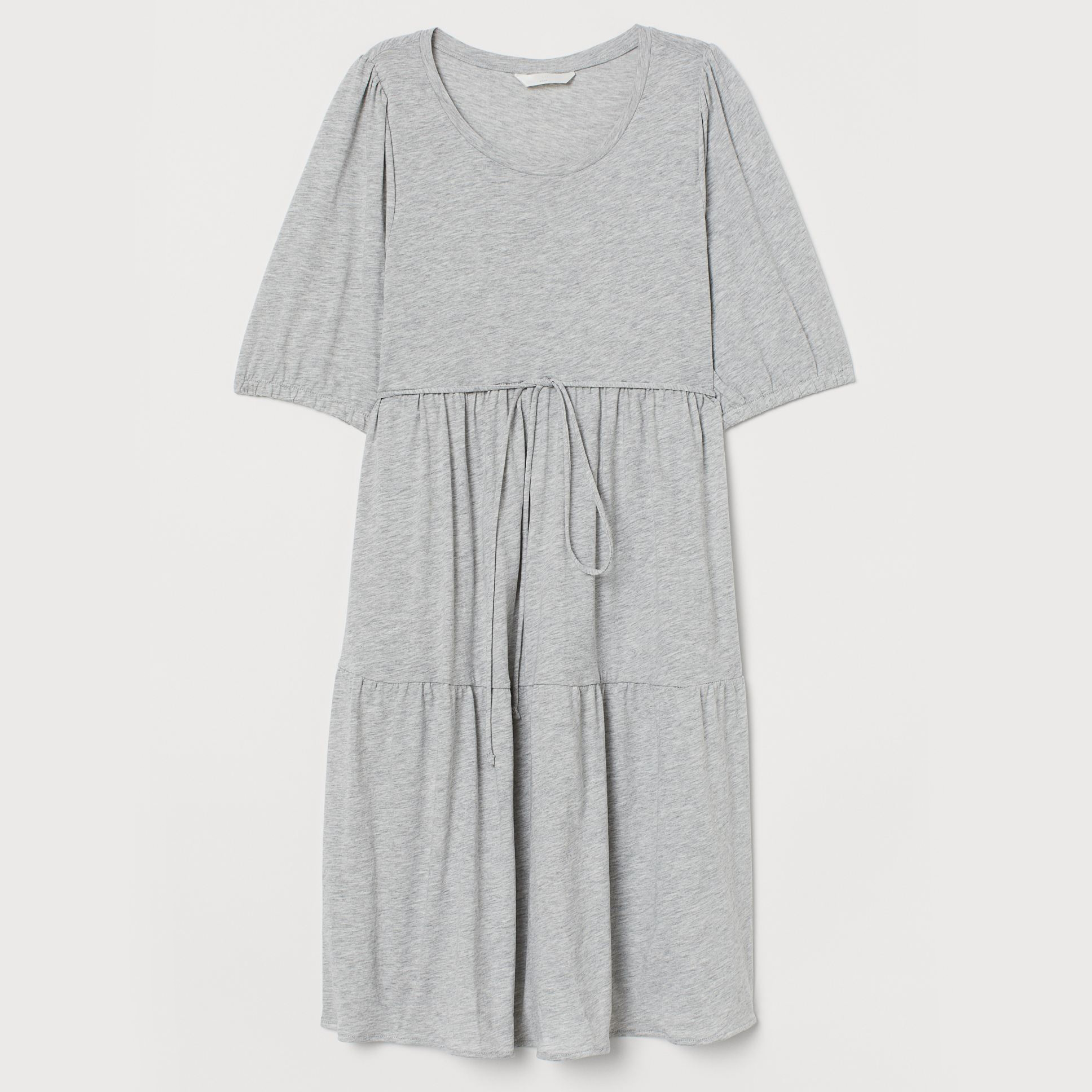 

Платье для беременных H&M 0857755003  (175/104А) Светло-серое меланж, Платье для беременных H&M 0857755003 L (175/104А) Светло-серое меланж
