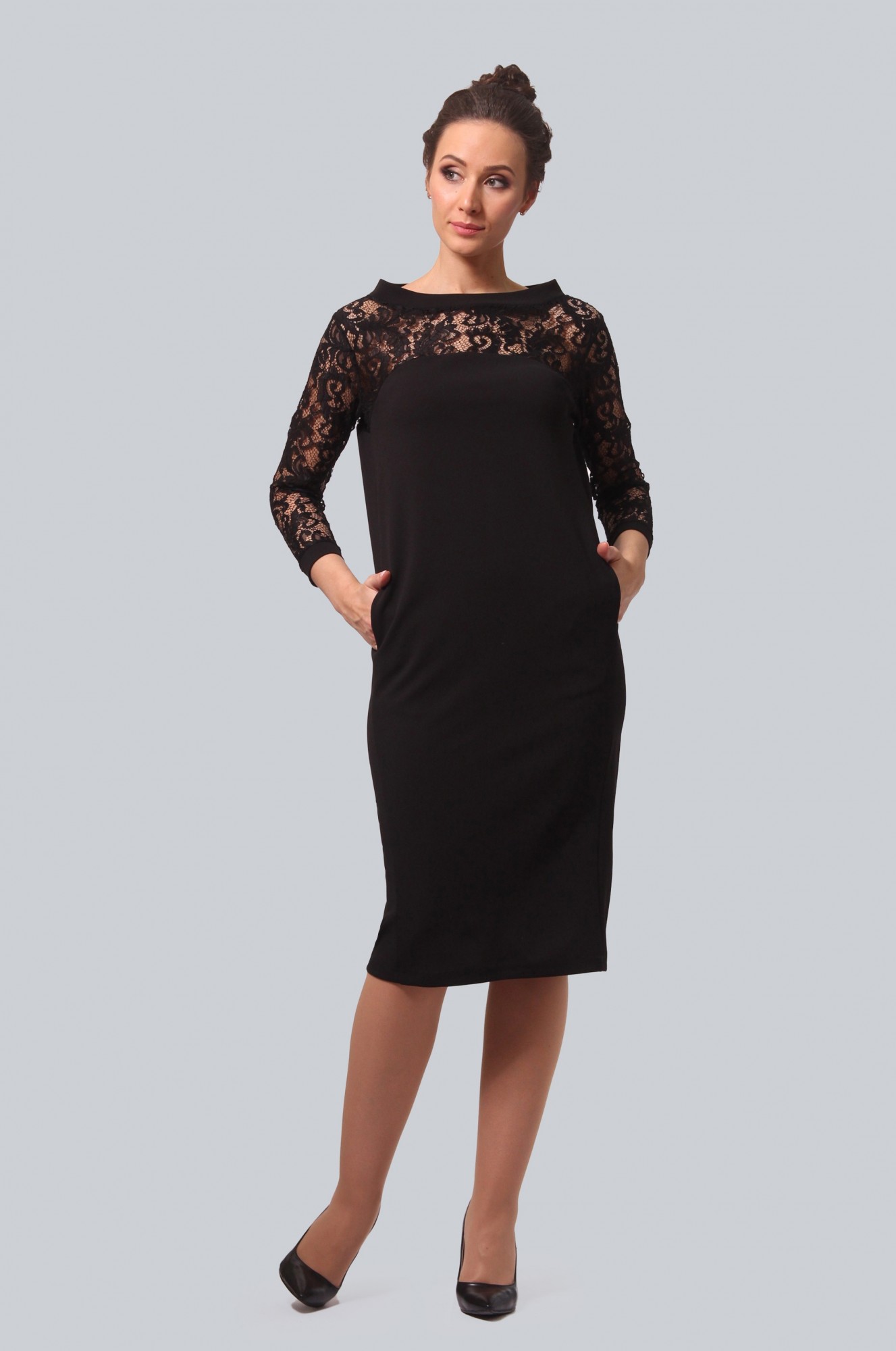 

Женские платье Alika Kruss, Кси черный 6XL