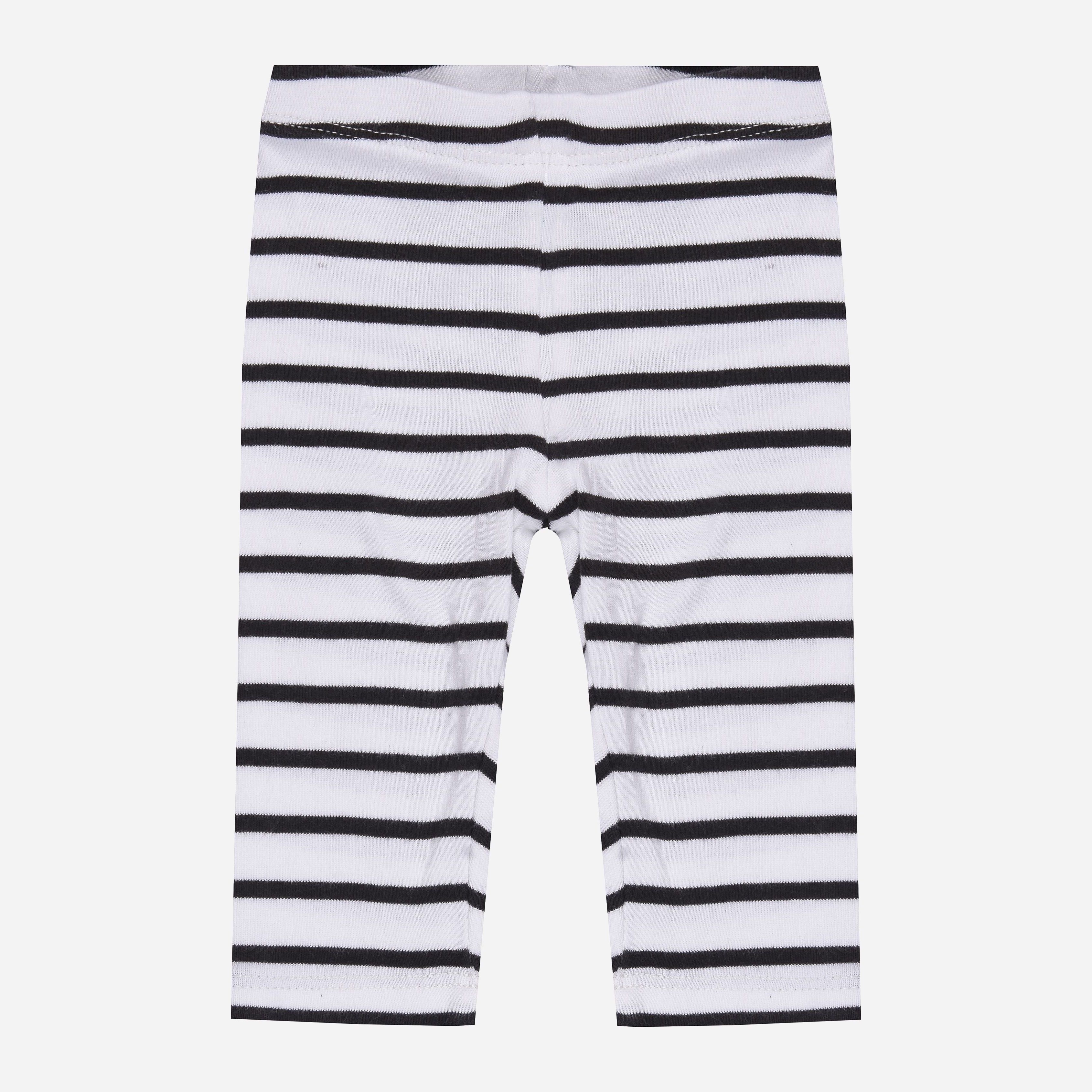 

Лосины H&M 6653908 74 см Бело-черные