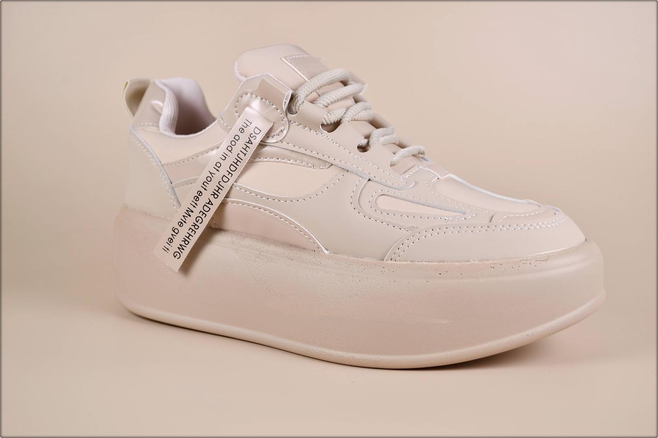 

Женские кроссовки Hightop Beige 36 Бежевый