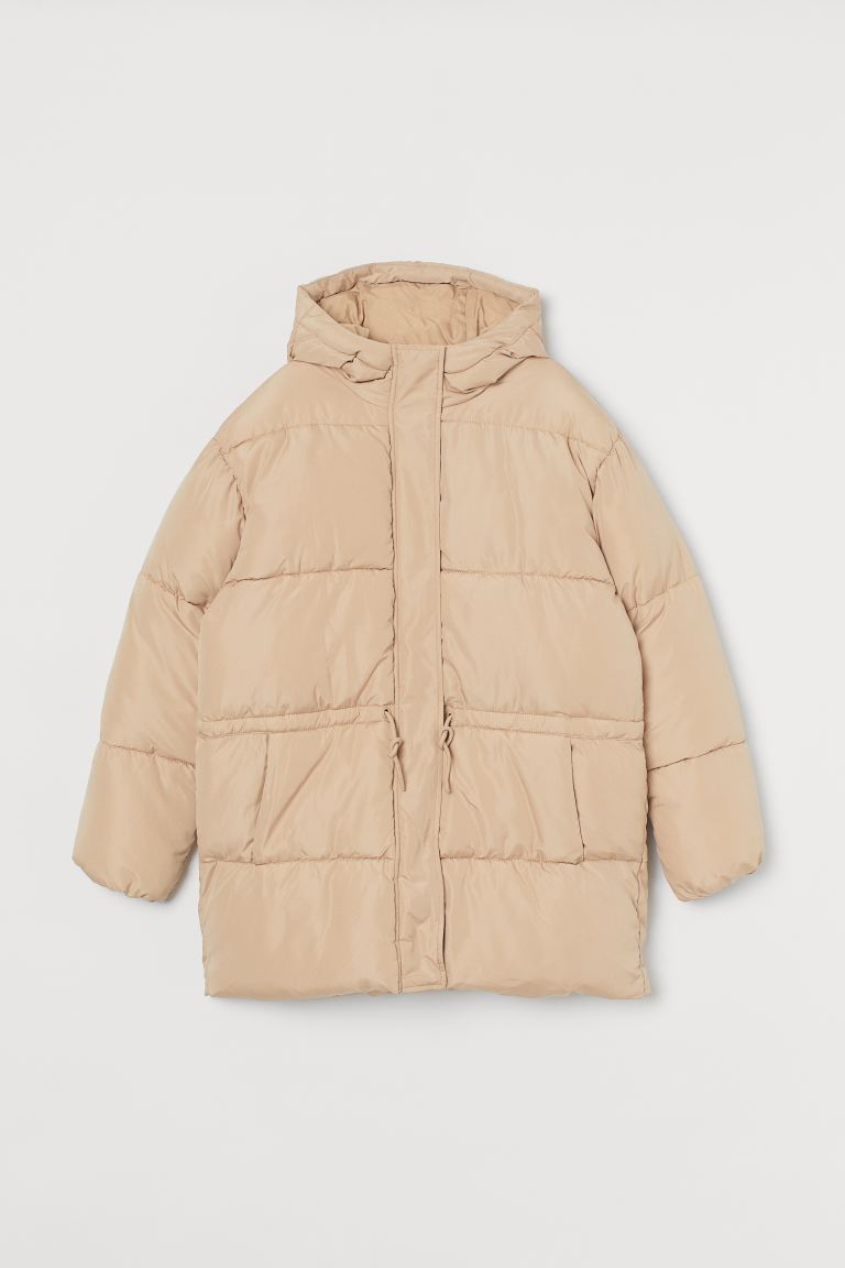 

Куртка с кулиской на талии H&M  Бежевый, Куртка с кулиской на талии H&M S Бежевый