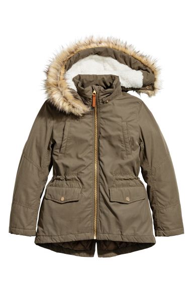 

Утепленная парка H&M 164 Хаки (0499291002)