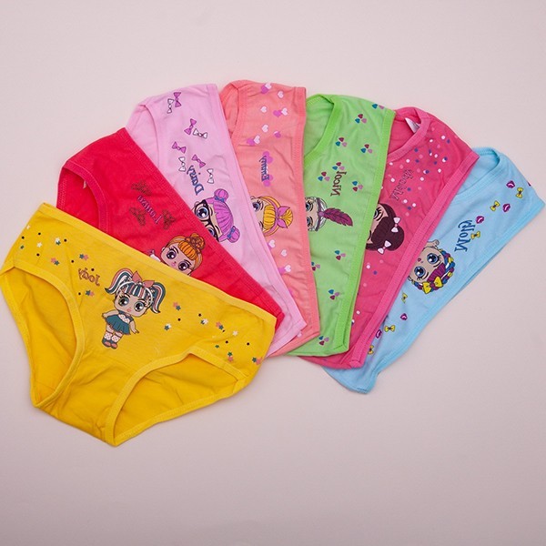 

Трусы для девочки слипы Nicoletta 11 лет рисунок 2353 - 7 шт. Рост 146 см.