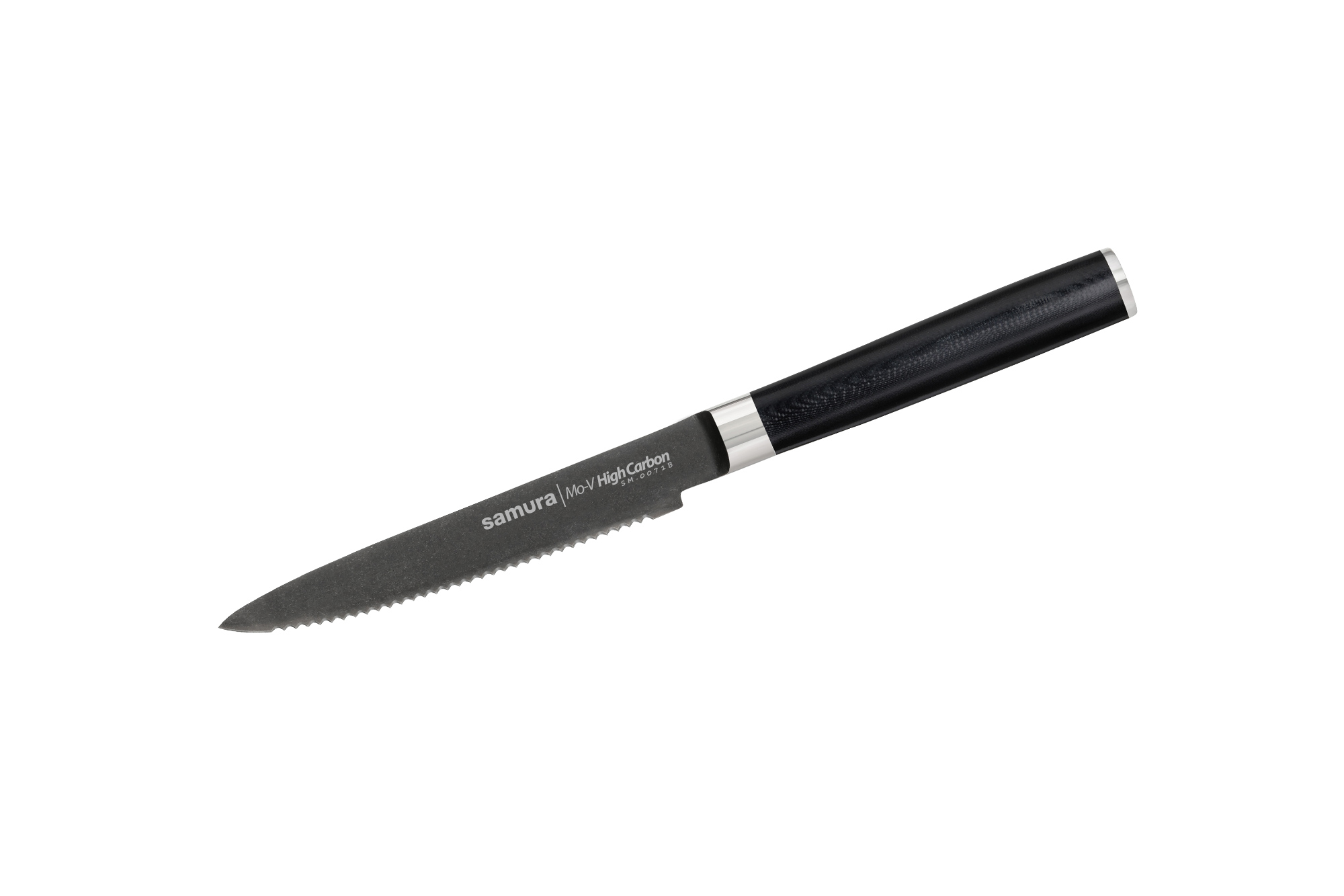 

Нож кухонный для томатов Samura MO-V Stonewash 120 мм (SM-0071B)