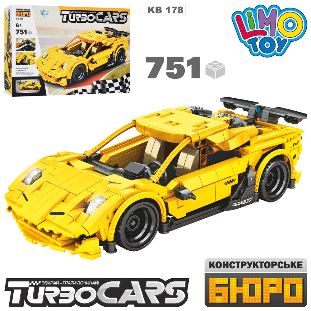 

Конструктор машина Limo Toy KB 178 751 деталь