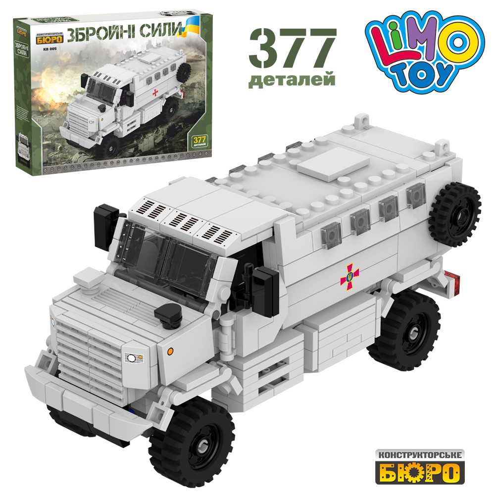 

Конструктор Limo Toys военная техника, 18,5см KB 005 377 деталей