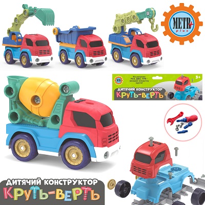 

Конструктор на шурупах, стройтехника Bambi ML 006 23 см
