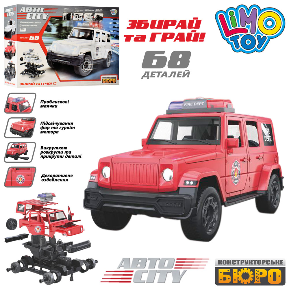 

Конструктор машина Limo Toy KB 055 22 см
