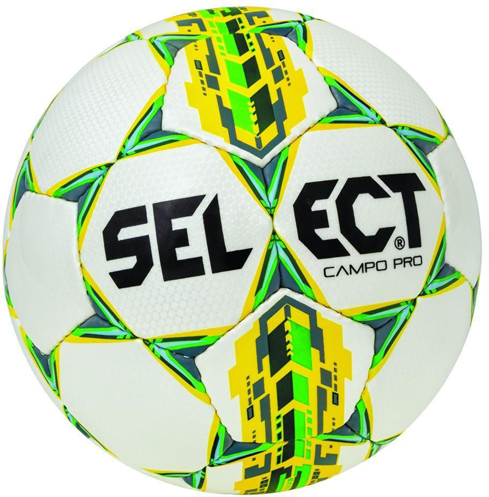 

Мяч футбольный Select Campo Pro (005) №3 White-Yellow (5703543162222)