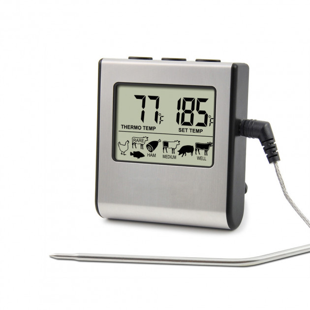 

Цифровой профессиональный термометр для мяса ThermoPro TP-16 (-10°C ... 300°C) + таймер + магнит