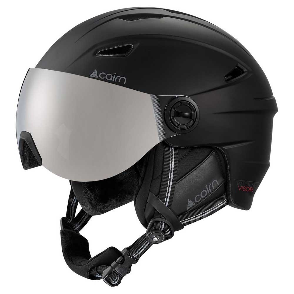 

Шлем горнолыжний сновбордический Cairn Impulse Visor 57-58 Black
