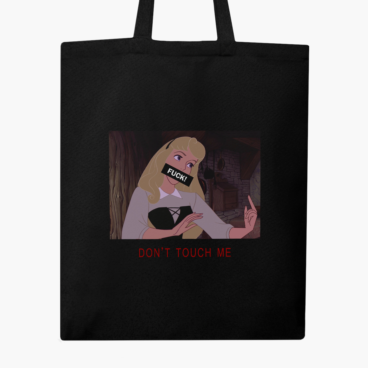 

Эко сумка шоппер Disney Sleeping Beauty (9227-1431) 41x35 см Черный