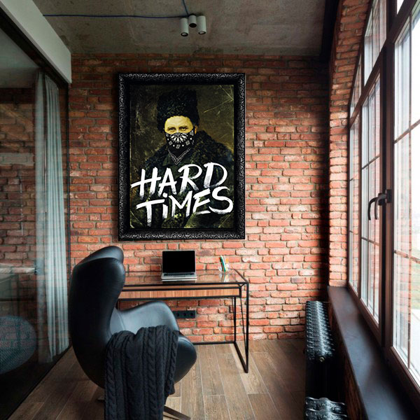 

Картина на холсте Урбан Арт Hard times 50х65 см.