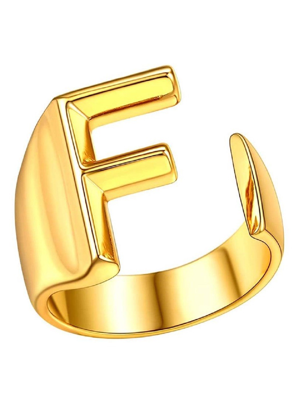 

Регулируемое кольцо с буквой F Abaccio KFG