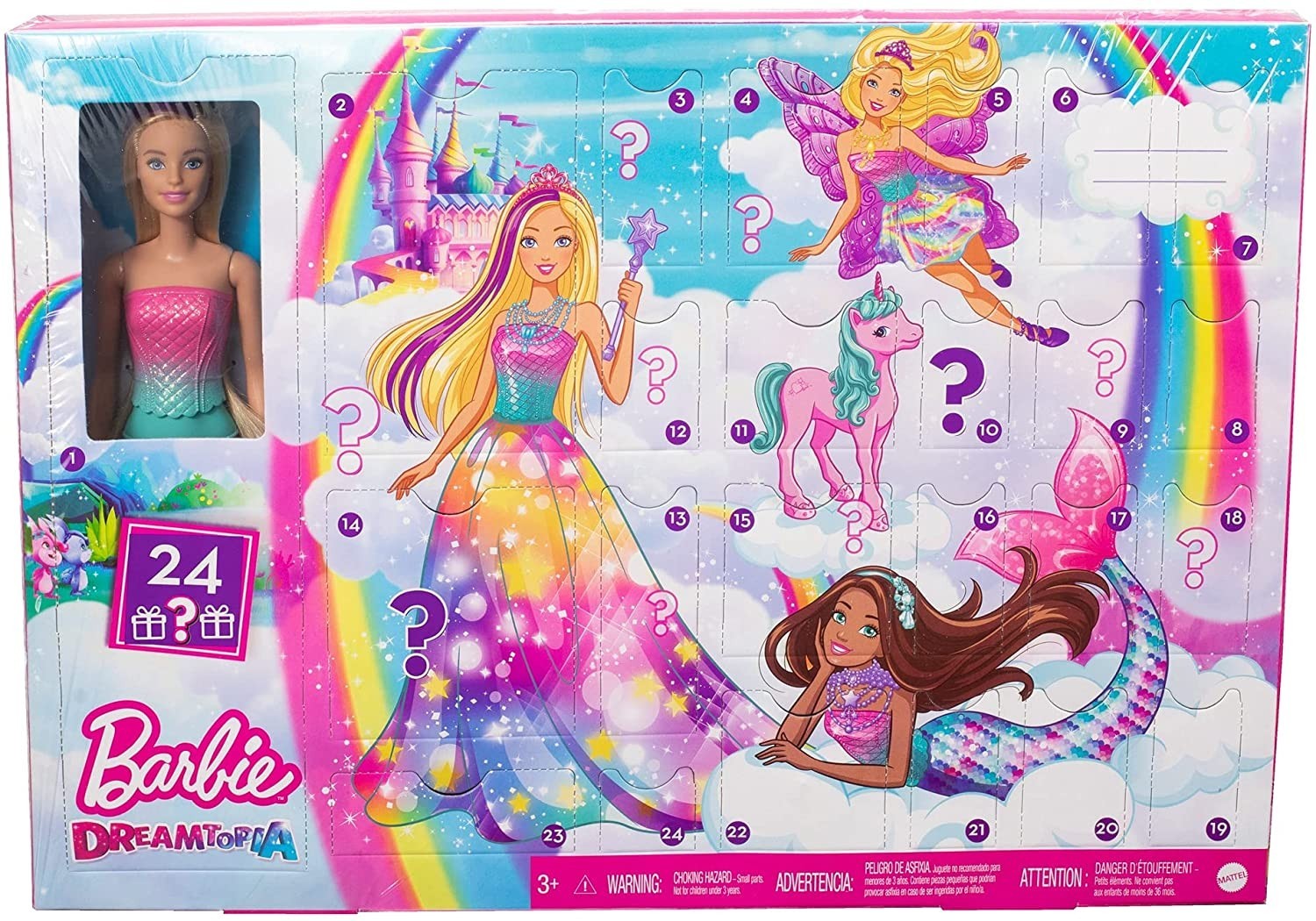 

Игровой набор ​Barbie Dreamtopia Advent Calendar Рождественский Адвент календарь (GJB72)