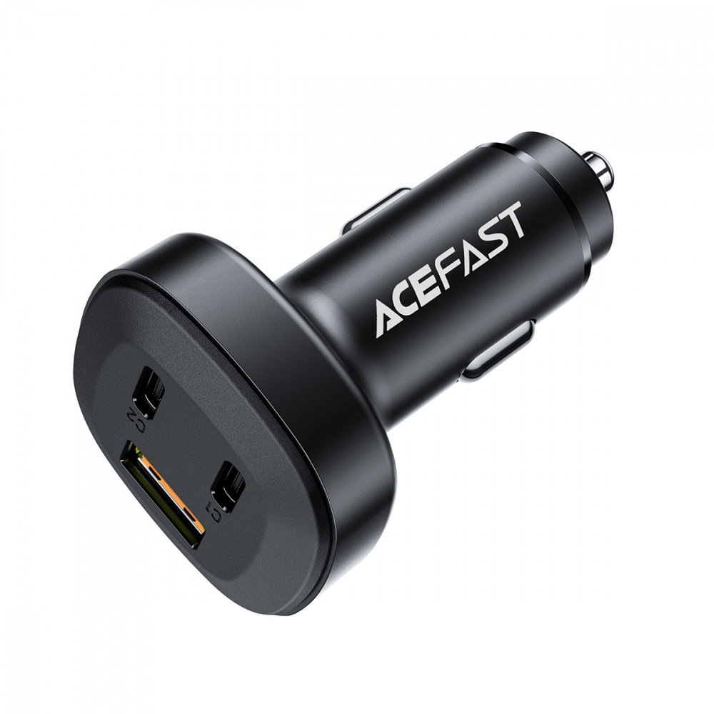 

Автомобильное зарядное устройство Acefast B3 66W (2 Type-C + USB) black
