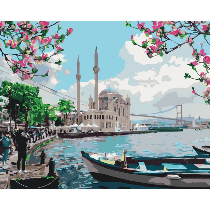 

Картина для рисования по номерам Идейка Турецкое побережье 40x50см (KHO2166)