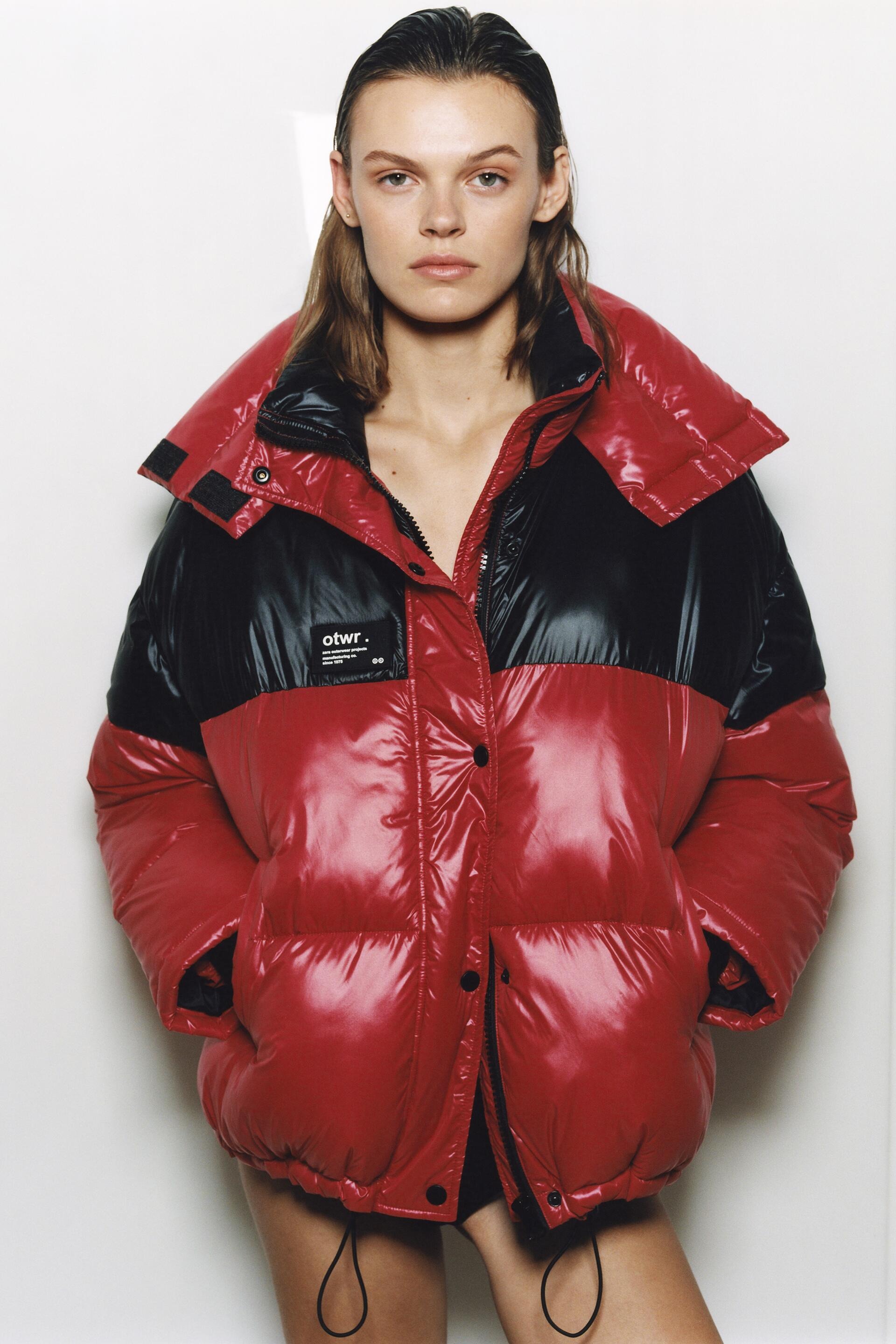 

Куртка Zara  черно красный 2969257065, Куртка Zara S черно красный 2969257065