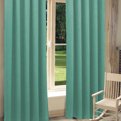 

Комплект Штор Лен Облегчённый бирюза 300х240