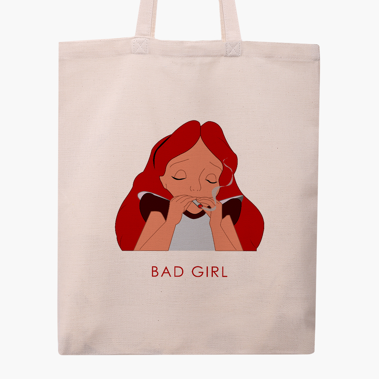 

Эко сумка шоппер Disney Alice bad girl (9227-1441) 41x35 см Бежевый