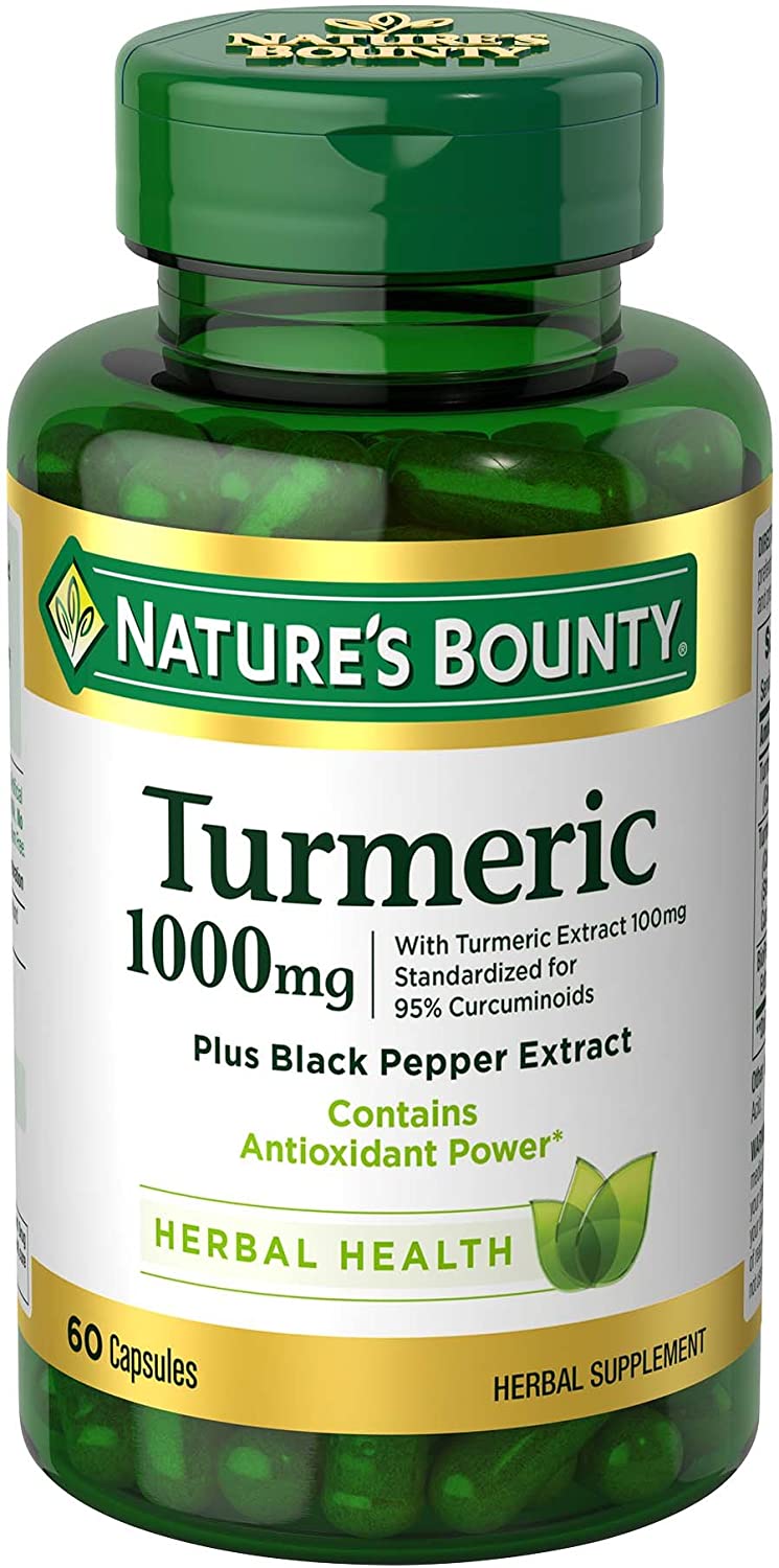 

Натуральная добавка Nature's Bounty Turmeric 1000 mg 60 капсул (43843034061)