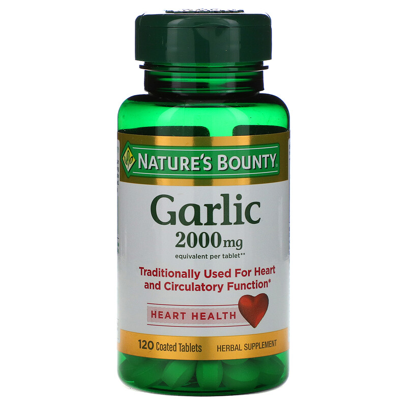 

Натуральная добавка Nature's Bounty Garlic 2000 mg 120 таблеток (43843034066)