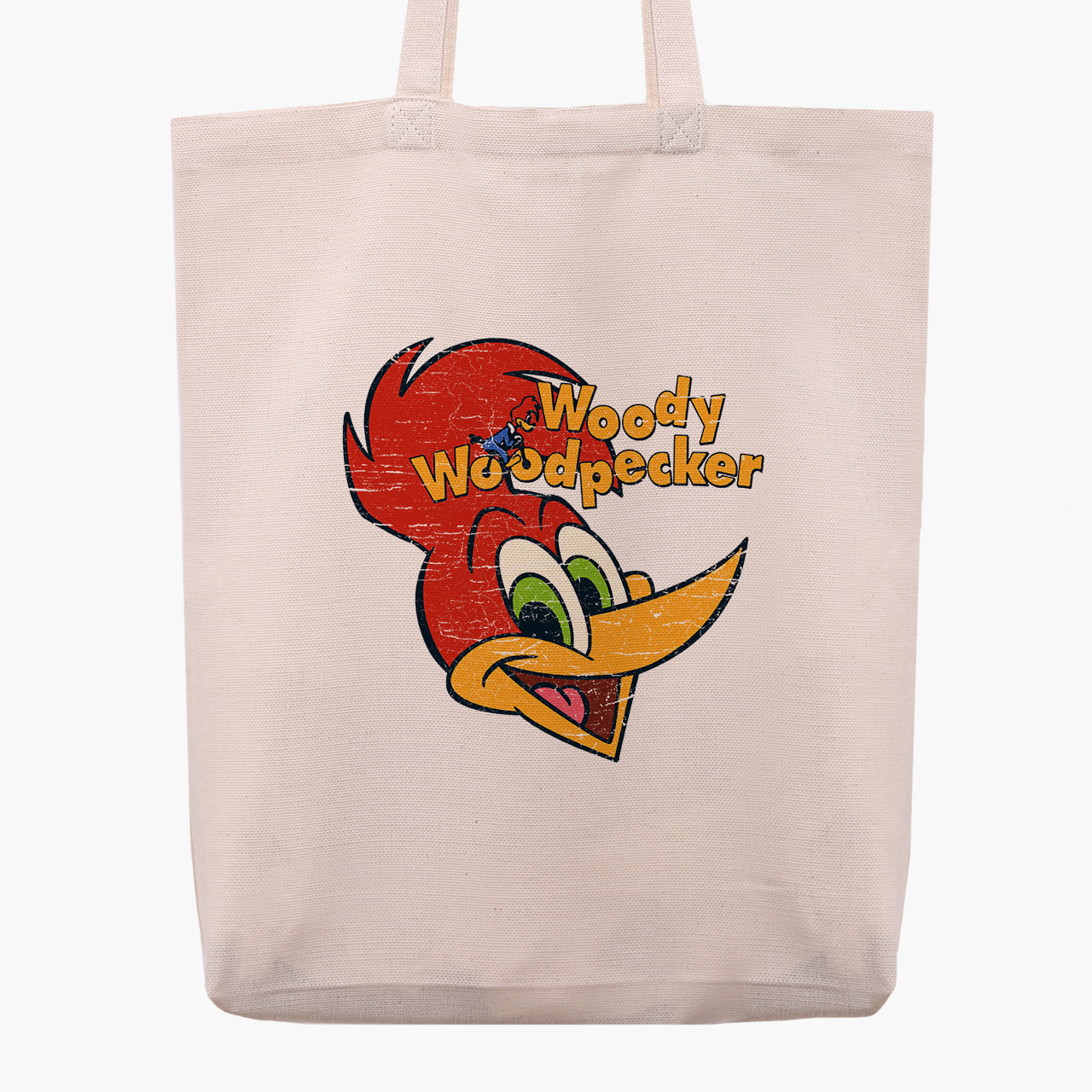 

Эко сумка шоппер Вуди Вудпекер (Woody Woodpecker) (9227-2871) 41x35x8.5 см Бежевый