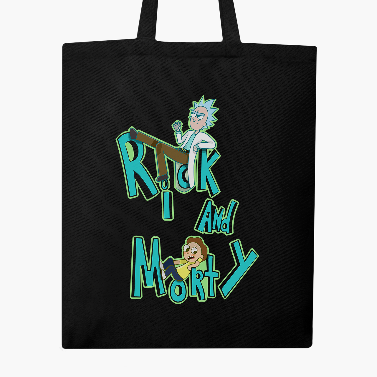 

Эко сумка шоппер Рик Санчез и Морти Смит Рик и Морти (Rick and Morty) (9227-2939) 41x35 см Черный