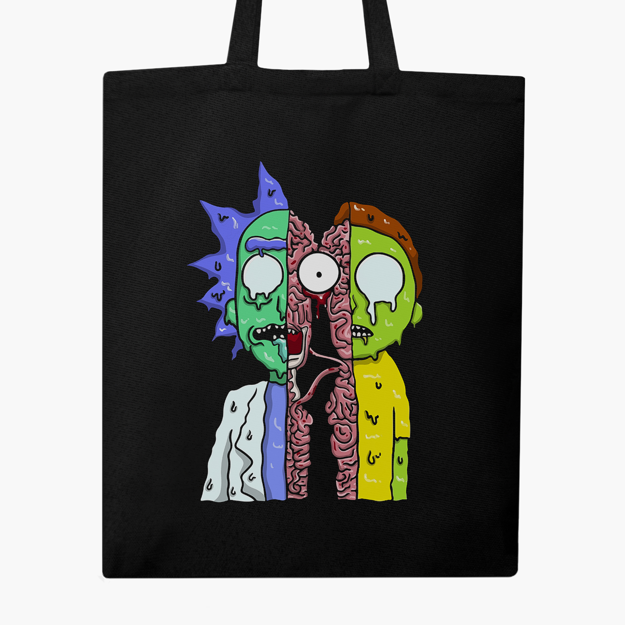 

Эко сумка шоппер Рик Санчез Рик и Морти (Rick Sanchez Rick and Morty) (9227-2940) 41x35 см Черный