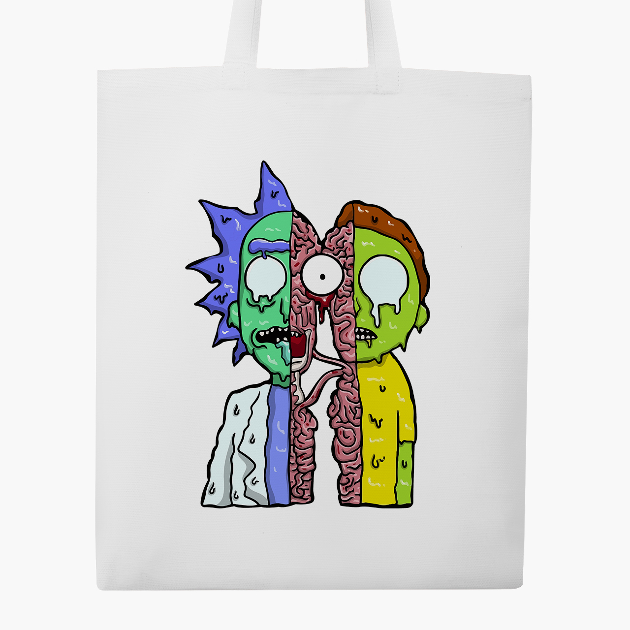 

Эко сумка шоппер Рик Санчез Рик и Морти (Rick Sanchez Rick and Morty) (9227-2940) 41x35 см Белый