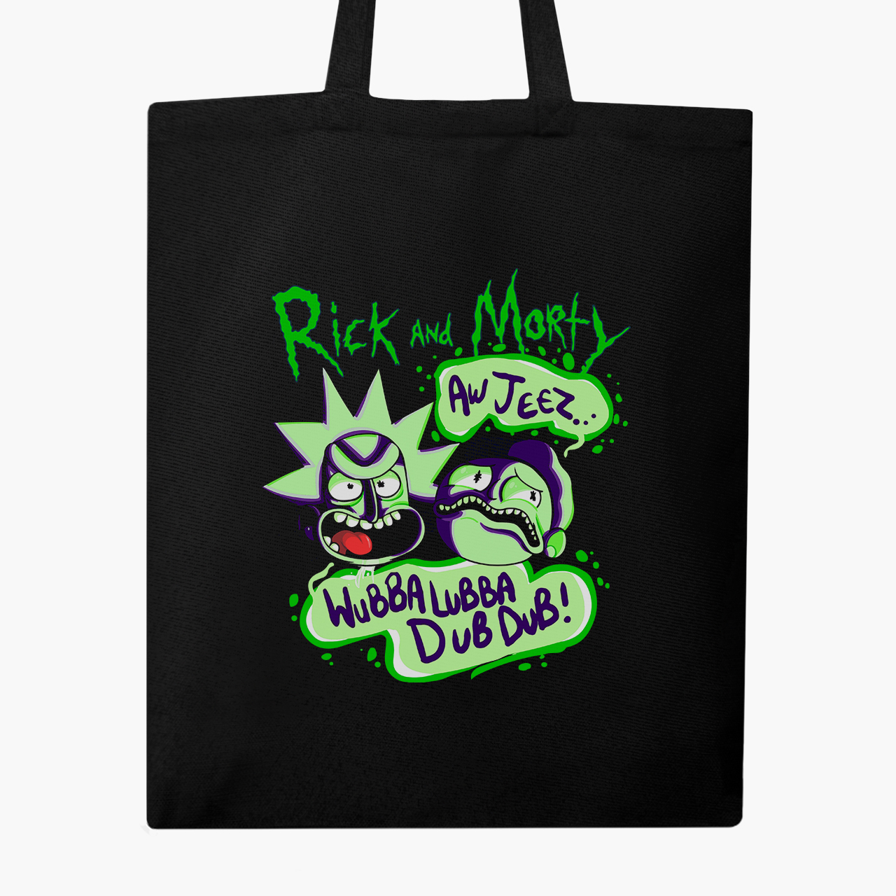 

Эко сумка шоппер Рик Санчез Рик и Морти (Rick Sanchez Rick and Morty) (9227-2937) 41x35 см Черный