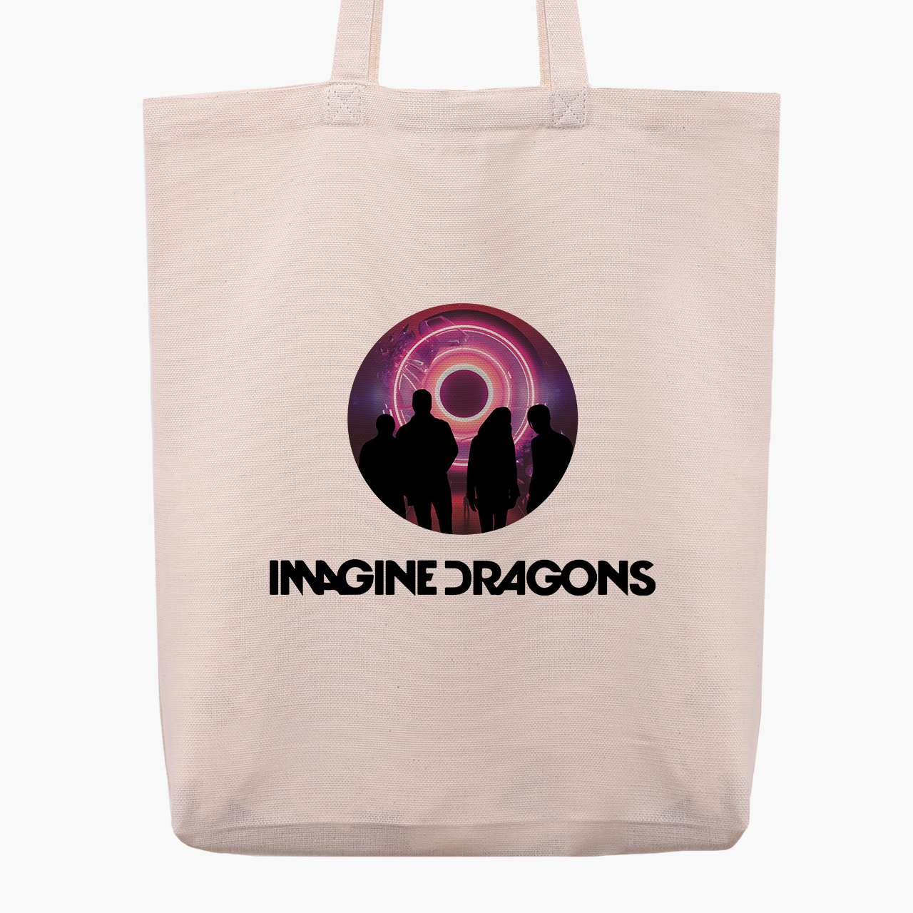 

Эко сумка шоппер Имеджин Драгонс (Imagine Dragons) (9227-2979) 41x35x8.5 см Бежевый