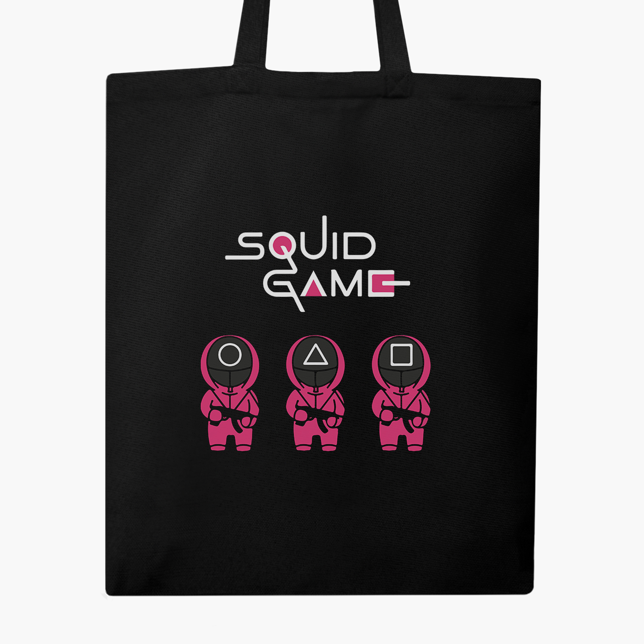 

Эко сумка шоппер на молнии Игра в кальмара (Squid Game) (9227-3376-5) 41x35 см Черный