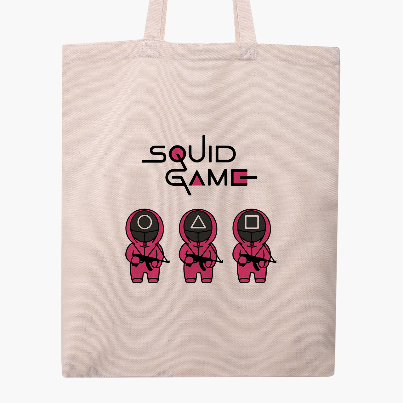 

Эко сумка шоппер Игра в кальмара (Squid Game) (9227-3376-3) 41x35 см Белый